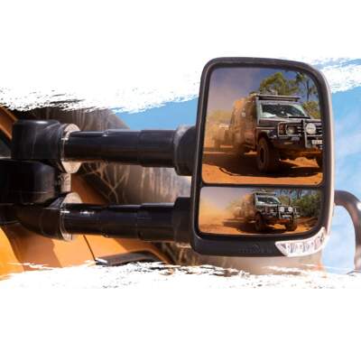 clearview next gen towing mirrors extendable safety ford ranger px