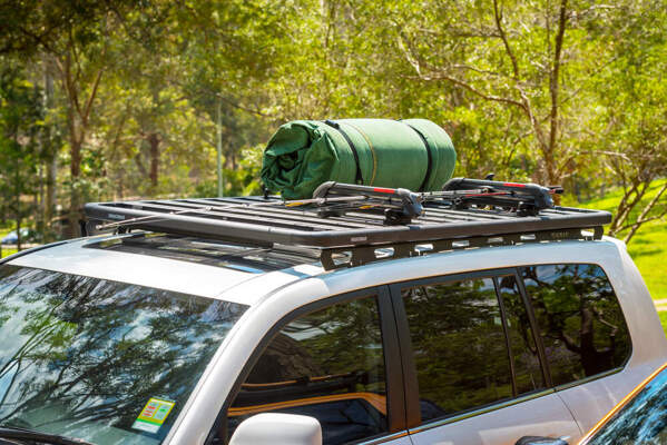 LockNLoad Platform & RuggedLine Kit Toyota Landcruiser 200 1230x21300mm Rails