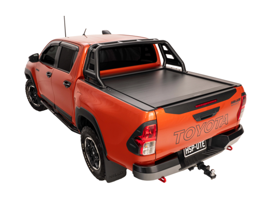 HSP Roll R Cover Series 3 Dual Cab Ute - Toyota Hilux Revo 2015+ Including Rugged X Sports Bar Adapter Kit