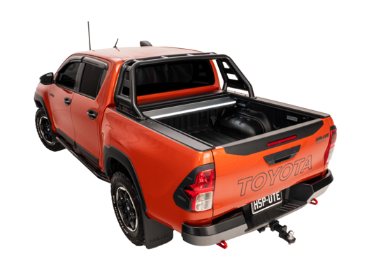 HSP Roll R Cover Series 3 Dual Cab Ute - Toyota Hilux Revo 2015+ Including Rugged X Sports Bar Adapter Kit