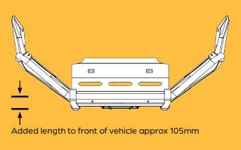 Oxley Bull Bar to suit Toyota Hilux 2024 (Facelift)