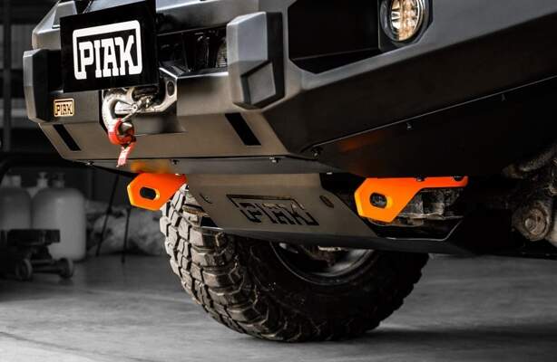 PIAK ELITE NO LOOP BLACK TOW POINTS BAR ISUZU D-MAX DMAX 