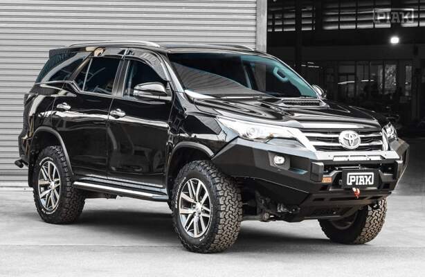 piak elite no loop bar toyota fortuner