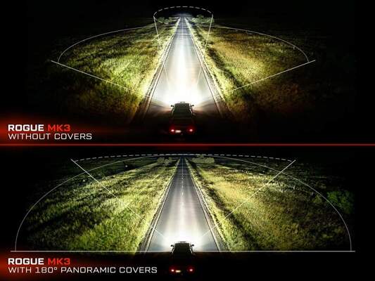 Altiq Rogue 8.5 MK3 Led Spot Light Aftermarket Accessory Light Comparsion 
