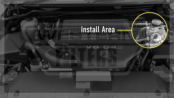 Fuel Manager Pre-Filter Fuel Water Separator Kit OS-21-FM Toyota Landcruiser 200