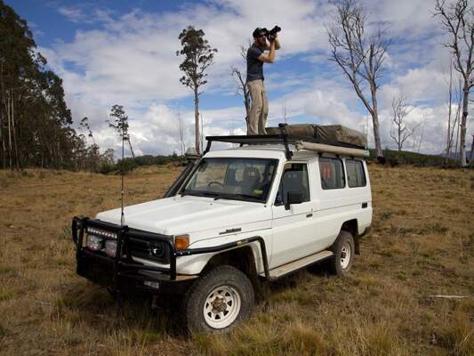 front runner slimline roof rack kit toyota landcruiser 70 76 78 79 80
