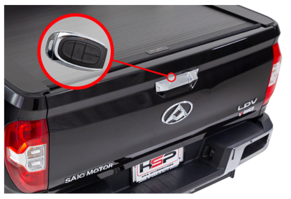 HSP Tail Lock Tailgate Remote Central Locking - LDV T60