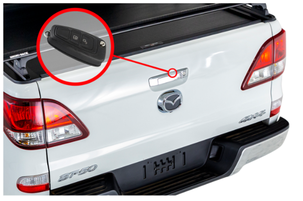HSP Tail Lock Tailgate Remote Central Locking - Mazda BT50 Gen 2 2011-2020