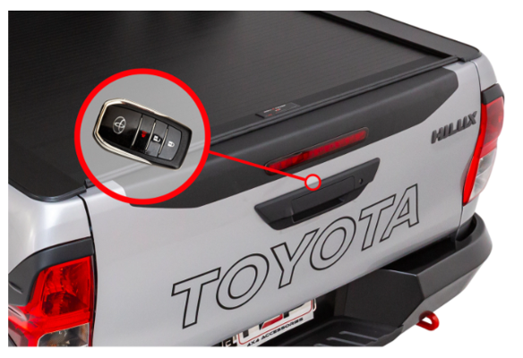 HSP Tail Lock Tailgate Remote Central Locking -Toyota Hilux 2018+